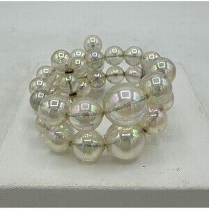 Vintage Iridescent Bubble Coil Bracelet